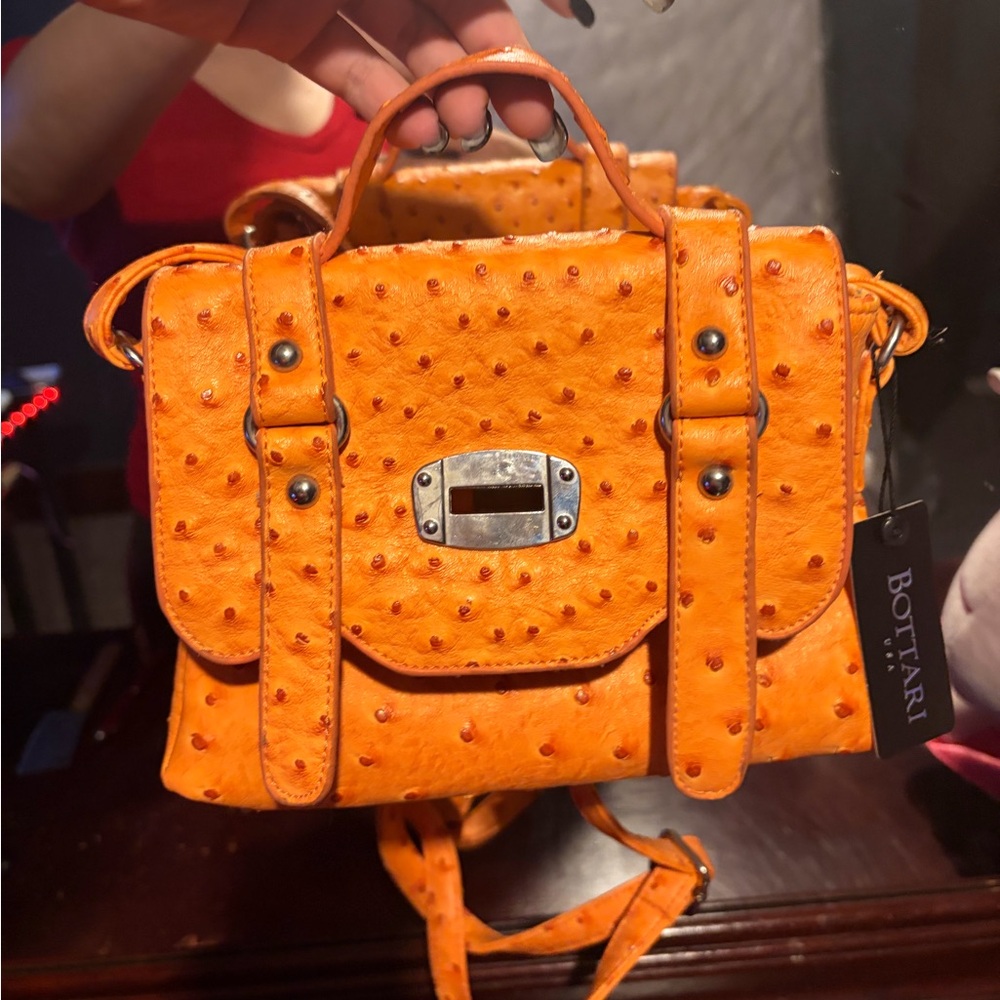 Vibrant Orange Mini Bag